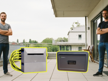 Die Speicherlösungen Anker SOLIX Solarbank 3 Pro und Growatt NEXA 2000 im direkten Vergleich. Hinweis: Unsere Collage gibt die tatsächlichen Größenverhältnisse nicht wider.