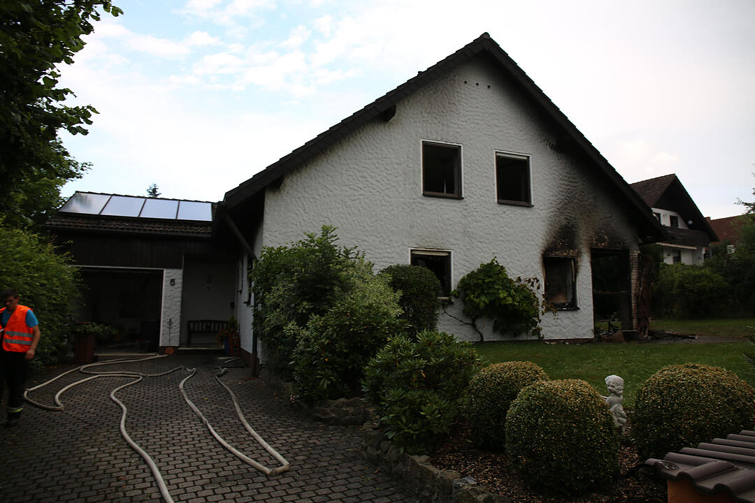 Kreis Hof: 44-Jährige bei Wohnhausbrand verletzt