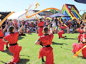 Für Unterhaltung sorgte der Showtanz der Aschbacher Gruppe "Grazie". Foto: Evi Seeger