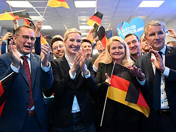 Bundestagswahl - Wahlparty AFD