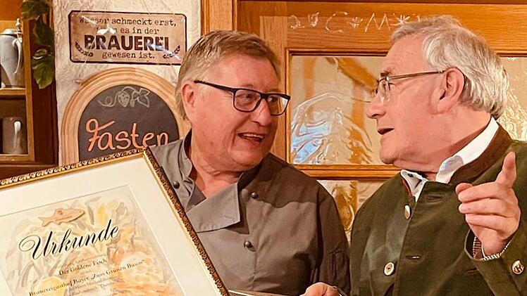 Brauerei-Gasthof "Zum Gr&uuml;nen Baum" in Theinheim