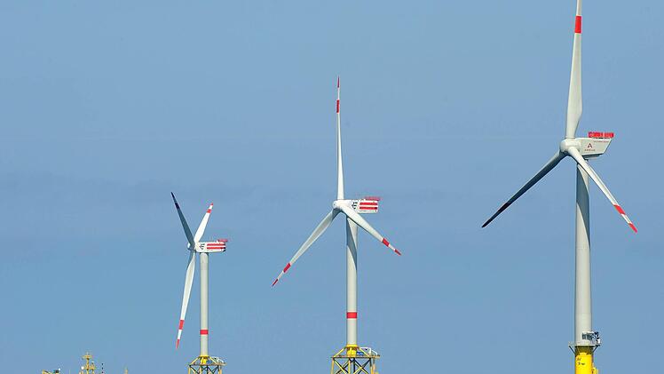 Der Offshore-Windpark Alpha Ventus Foto: Ingo Wagner/dpa
