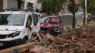 Unwetter in Spanien