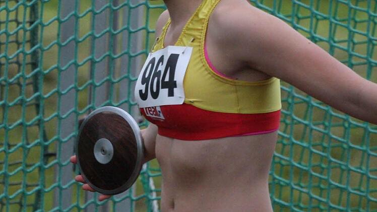 Soraya Framke (ASV Erfurt), außer Konkurrenz am Start.