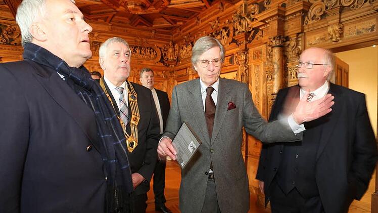 Im Jagdintarsienzimmer. Foto: Barbara Herbst