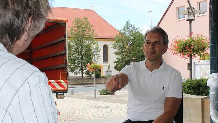 Frank Seuling im FT-Interview in HirschaidFoto: Marcel Terillo