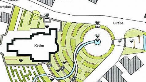 Der Plan des Bibelgartens in Hetzelsdorf Repro: Josef Hofbauer