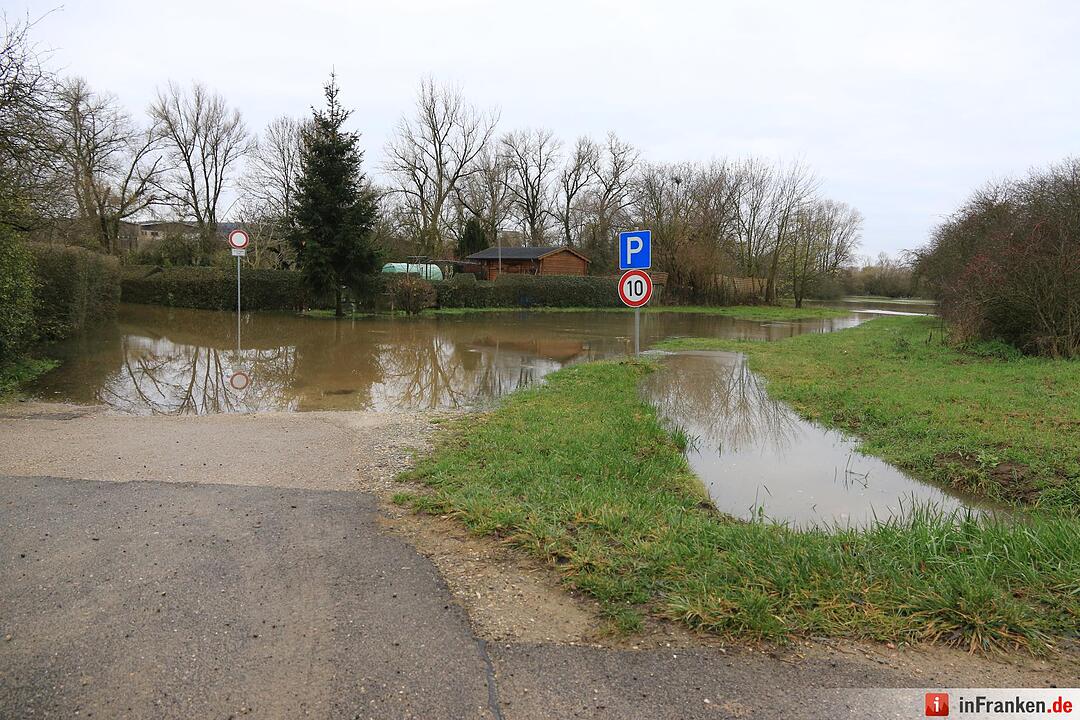 Überschwemmung in Oberfranken - Zapfendorf