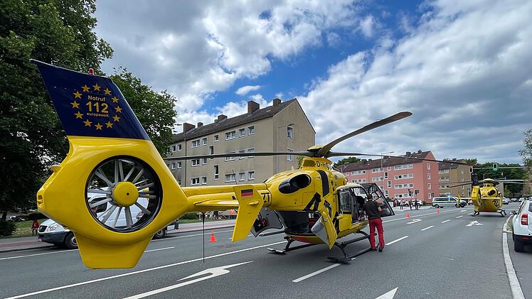 Mutter und Kleinkind schwer bei Brand verletzt