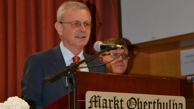 Nach 20 Jahren im Amt wird Oberthulbas Bürgermeister Gotthard Schlereth bei den Neuwahlen in 2020 nicht mehr antreten. Björn Hein/Archiv