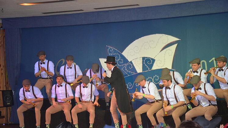 Der Saal brodelte bei den Jungs aus Karlburg mit "Party like Gatsby".  Jana Keul
