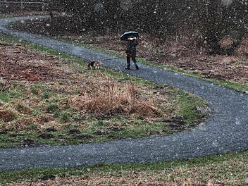 Schneeregen in Niedersachsen