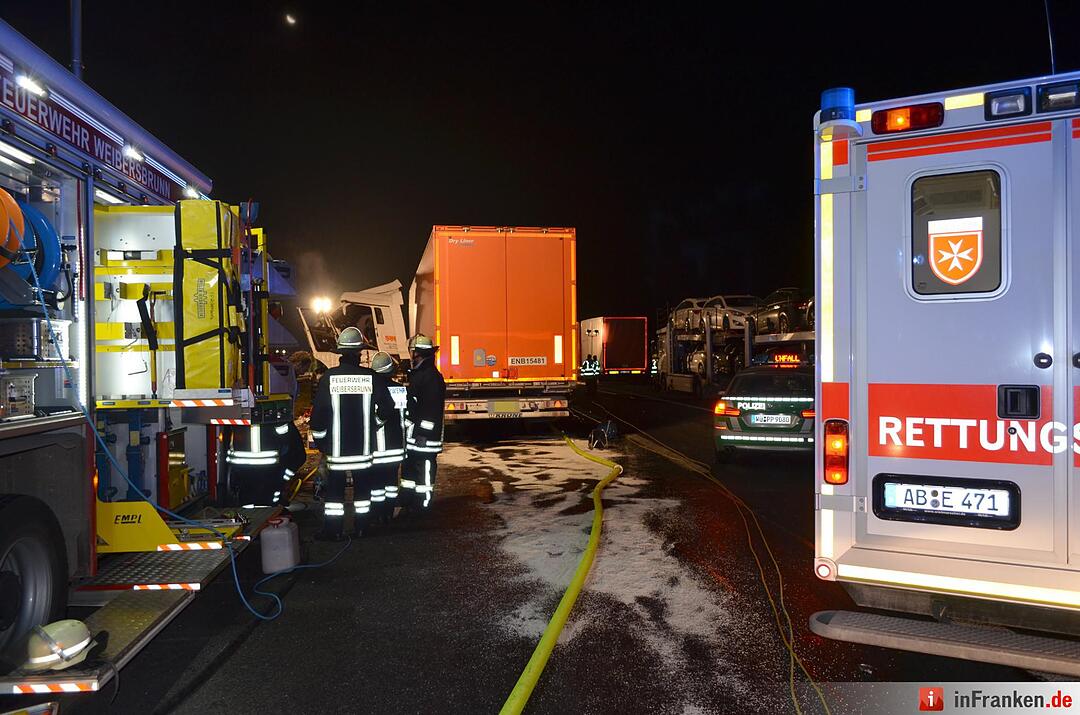 Tödlicher Unfall auf A3 bei Weibersbrunn