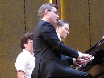 Kateryna Titova und Edgar Wiersocki spielen Schubert, Fotos: Ahnert