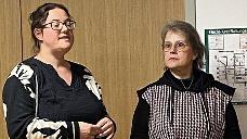 Die beiden Jugendbeauftragten des Kreisverbands, Kathrin Nißlein (links) und Lydia Nußbaum, berichteten über die Jugendarbeit.