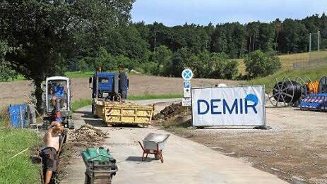 Baustelle Weingarts und Mittelehrenbach Foto: Franz Galster