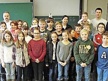 Die neu ausgebildeten Schulsanitäter  Foto: JRK Itzgrund