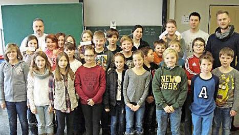 Die neu ausgebildeten Schulsanitäter  Foto: JRK Itzgrund