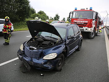 Vier Verletzte bei Auffahrunfall auf der A72