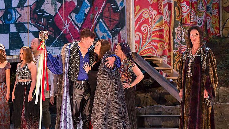 Impressionen vom "Zigeunerbaron" auf der Waldbühne Heldritt.Foto: Albert Höchstädter