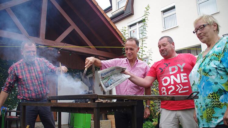 Sie machen Dampf für die Angestellten in den Betrieben der Region: Eckhard Schneider, Mathias Eckardt, Michael Rieker und Elisabeth Williams. Foto: Marco Meißner