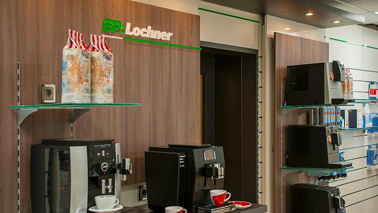 Die neue Kaffee-Bar lädt zum Verweilen und Genießen ein.