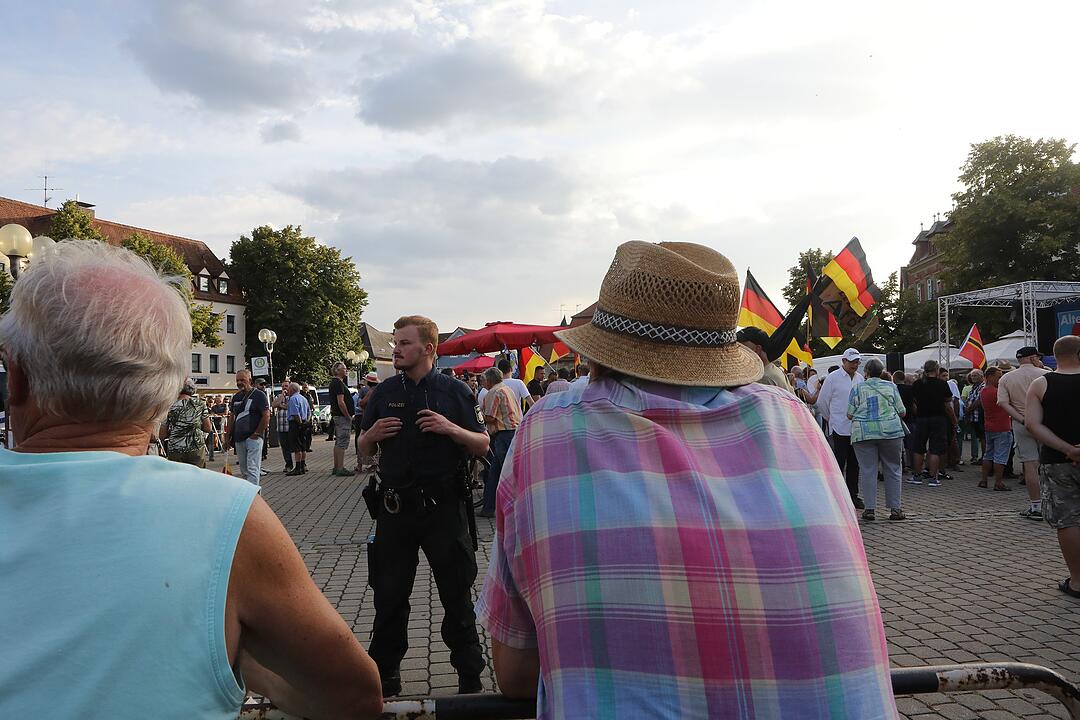 Björn Höcke in Forchheim: Demonstrationen gegen AfD-Politiker