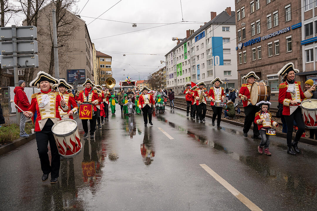 Der traditionelle Umzug zog ca. 70.000 Faschingsfreunde an.