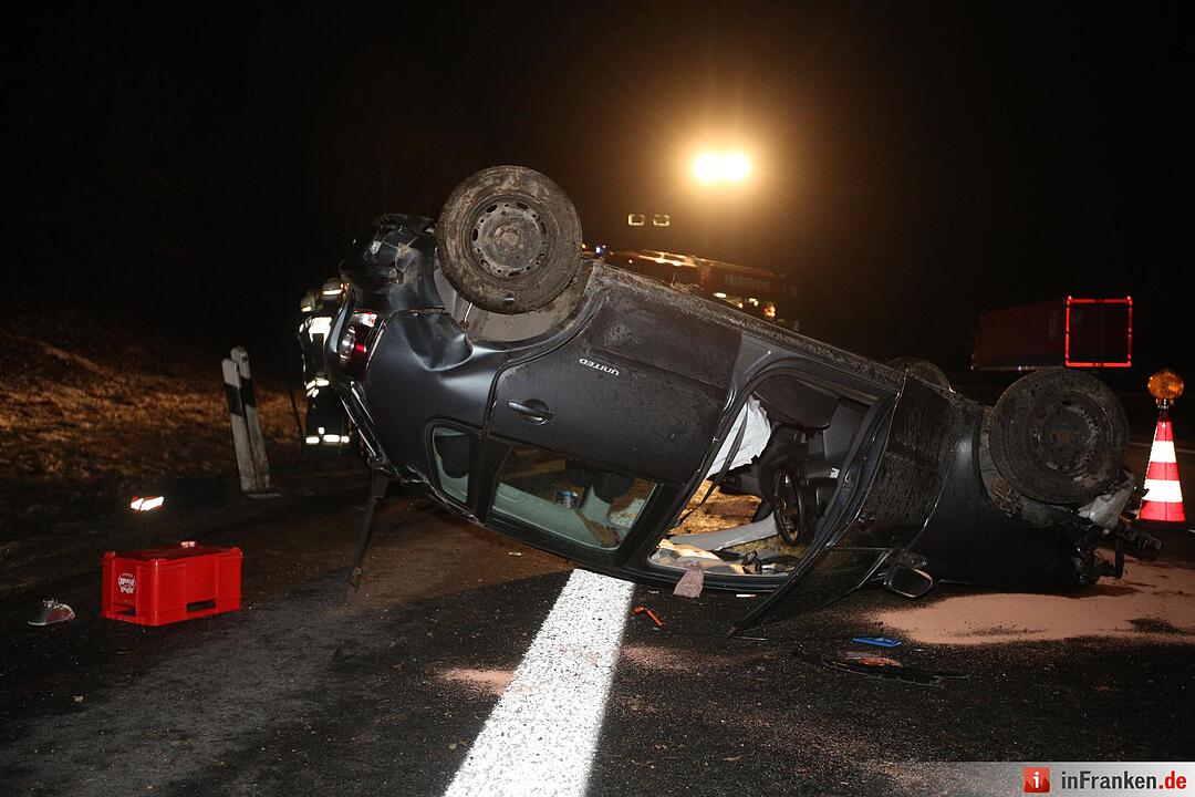 Schwerer Unfall auf der A70