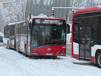 Bus- und Tramverkehr in Teilen Frankens eingestellt