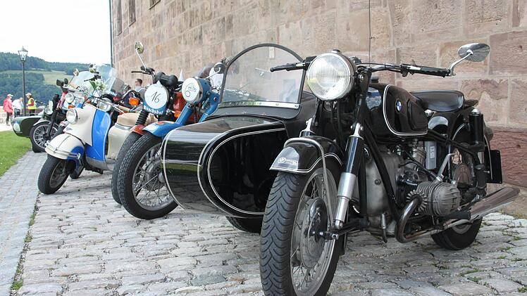 Auch alte Motorräder können auf der Plassenburg bestaunt werden.