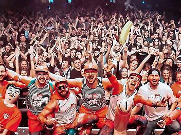 Katerstimmung? Naja, vielleicht am Morgen danach. Was M&uuml;tze Katze am Abend bietet, l&auml;sst die Fans schnurren.