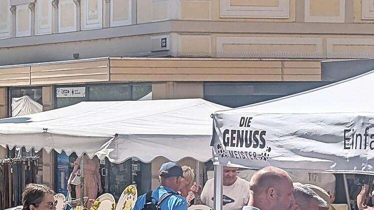 Kunst- und Handwerkermarkt in Bad Kissingen.
