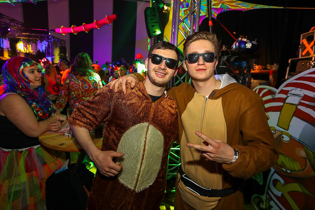 Beste Partystimmung in der Stadthalle