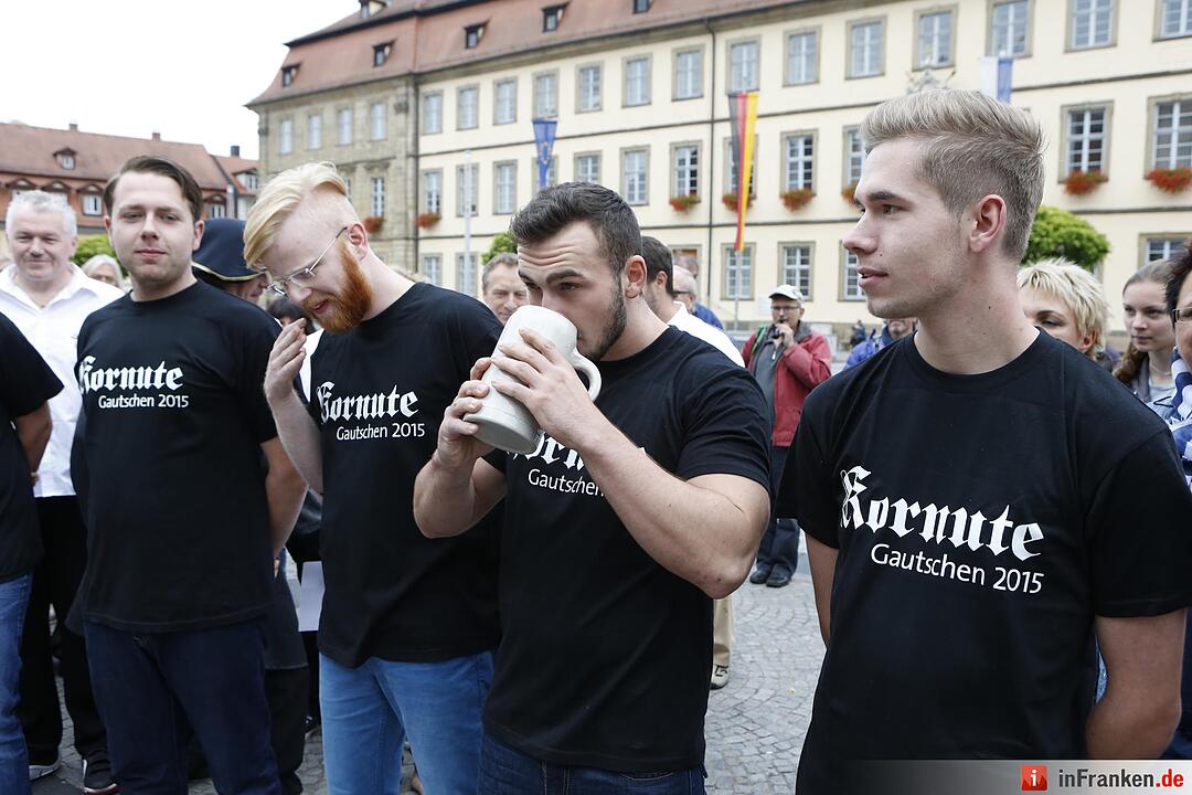 Gautschfeier 2015 der Mediengruppe Oberfranken in Bamberg