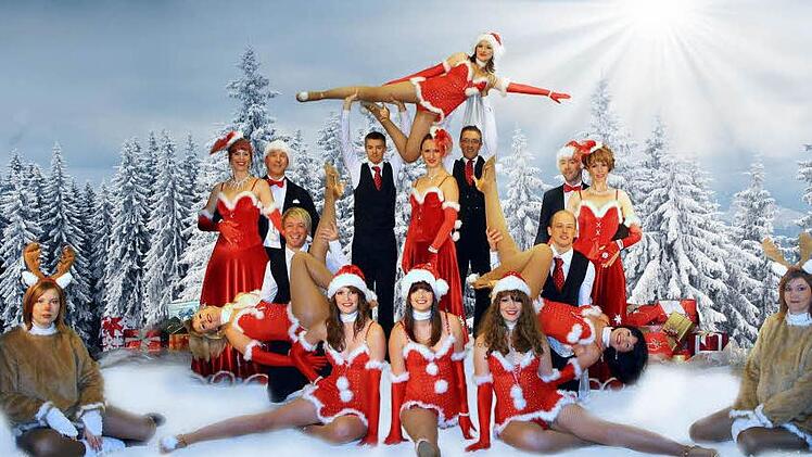 Das Winterwunderland zaubert die Weihnachtsgala von "1000 Herzen für Kronach" in den Kreiskulturraum. Foto: PR