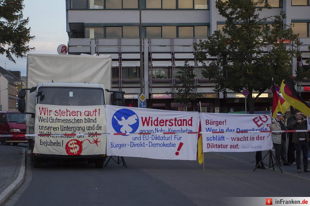 Drei Kundegebungen am Donnerstag in Fuerth - Polizei zieht positive Bilanz