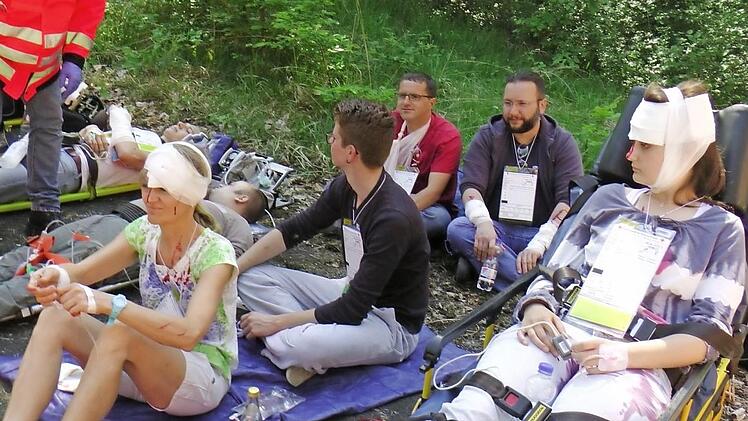 Die geborgenen Verletzten