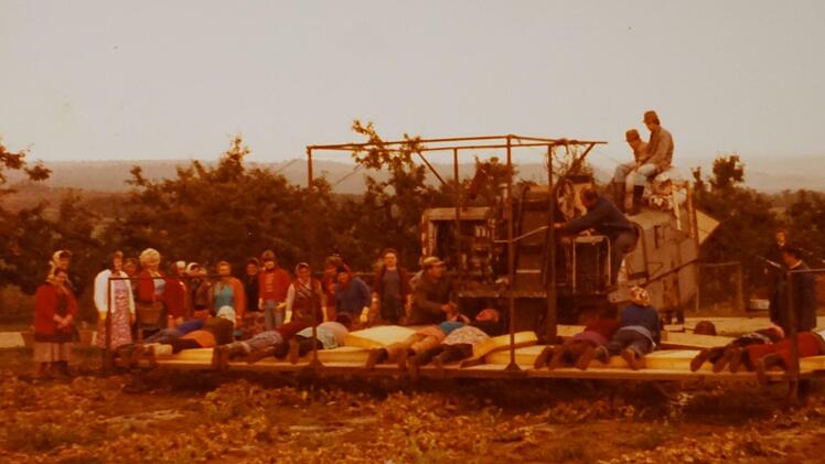 Der Gurkenflieger vom Rindhof. Foto: Archiv Dominikus-Ringeisen-Werk