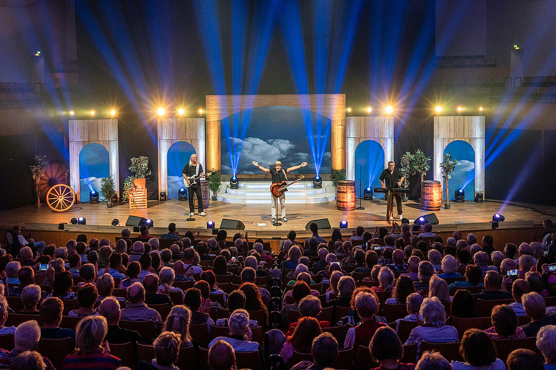 Das Publikum in Bamberg war begeistert von der Show.