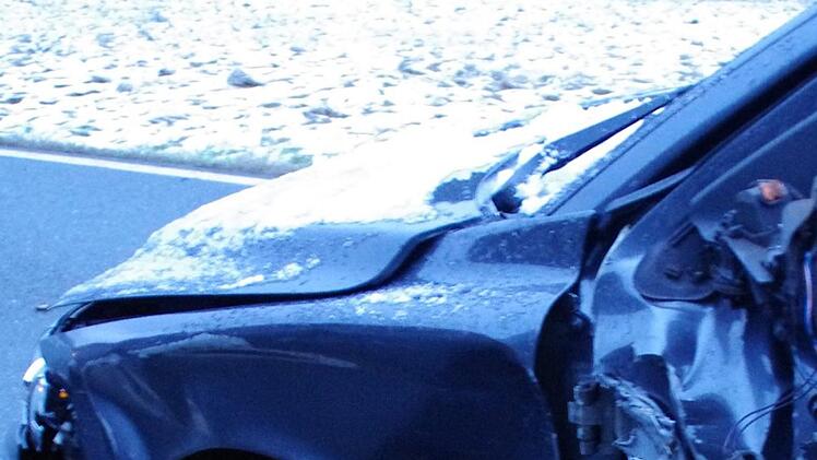 Schwer beschädigt wurde der entgegenkommende Wagen. Foto: Marco Meißner