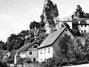 So sah es in Tüchersfeld um das Jahr 1955 herum aus. Repros: Löwisch