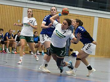 Traf viermal für die SG Garitz/Nüdlingen: Elena Keßler (am Ball). Foto: Hopf