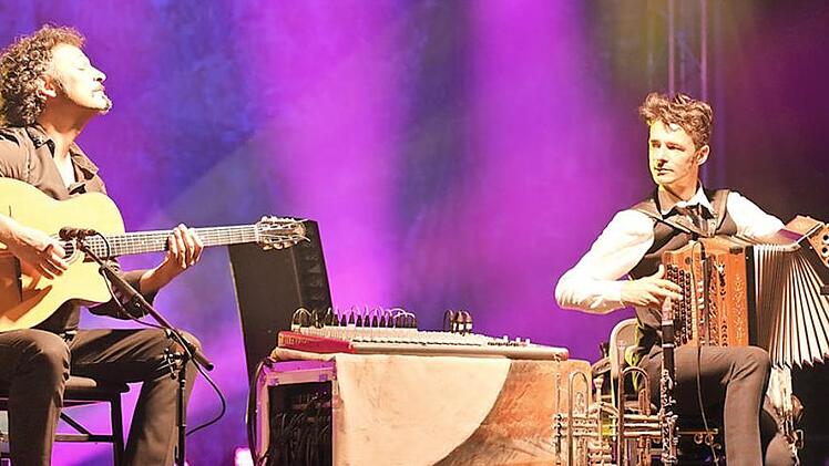 Herbert Pixner (rechts) und Manuel Randi, zwei aus dem "Herbert-Pixner-Projekt" Foto: Stephan Herbert Fuchs