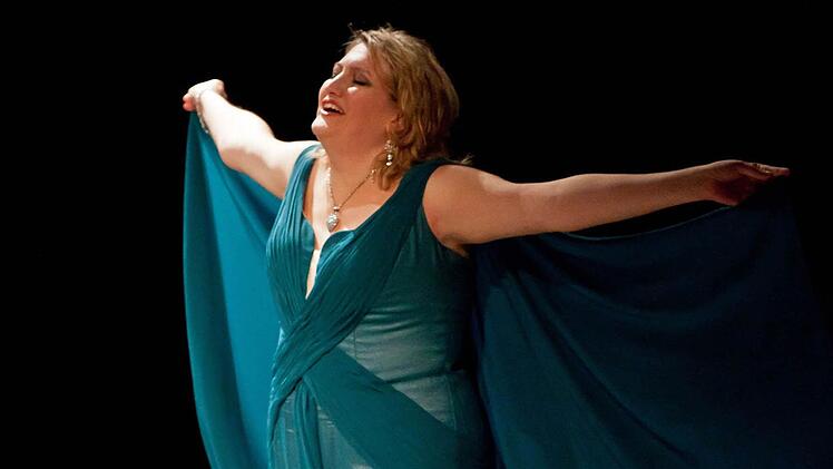 Kristin Ebner beim Gastspiel im Landestheater Coburg.Foto: Jochen Berger