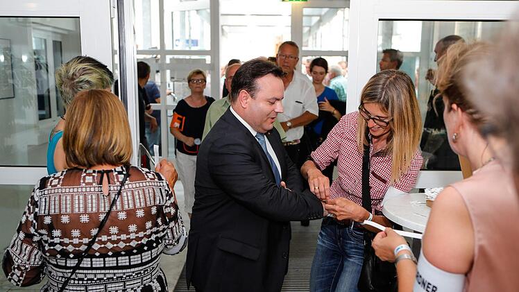 Impressionen von KT zu Guttenbergs erster Wahlkampfveranstaltung für die CSU in Kulmbach Foto: Matthias Hoch