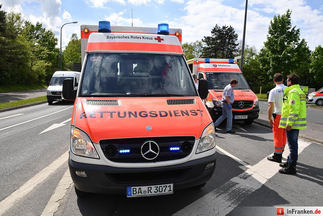 Schwerer Unfall am Berliner Ring in Bamberg