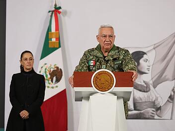 Drogenkrieg in Mexiko - Pressekonferenz