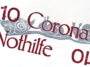 Ingo Cesaros Corona-Nothilfe aus der Handnudel.