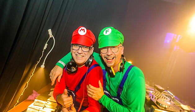 Beste Partystimmung in der Stadthalle
